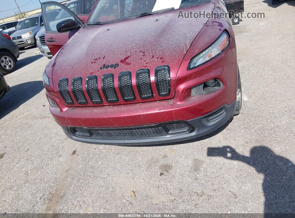 1C4PJLABXHW652310 2017 JEEP CHEROKEE Red Instrument cluster view