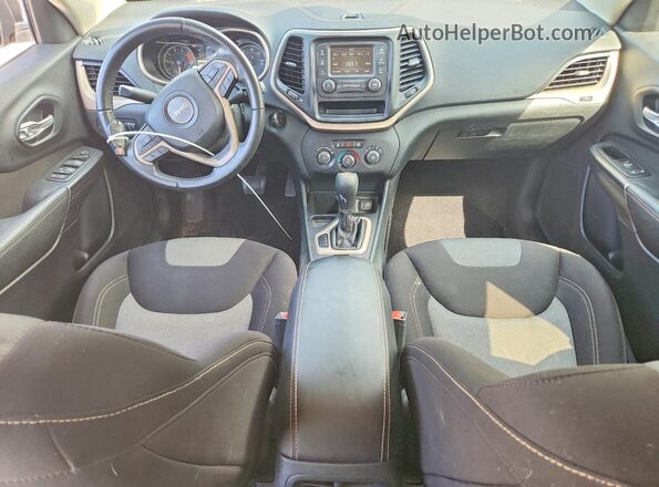 1C4PJLAS0GW351611 2016 JEEP CHEROKEE Black Dashboard view