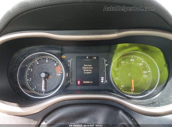 1C4PJLCB1GW264958 2016 JEEP CHEROKEE Silver Вид задніх сидінь