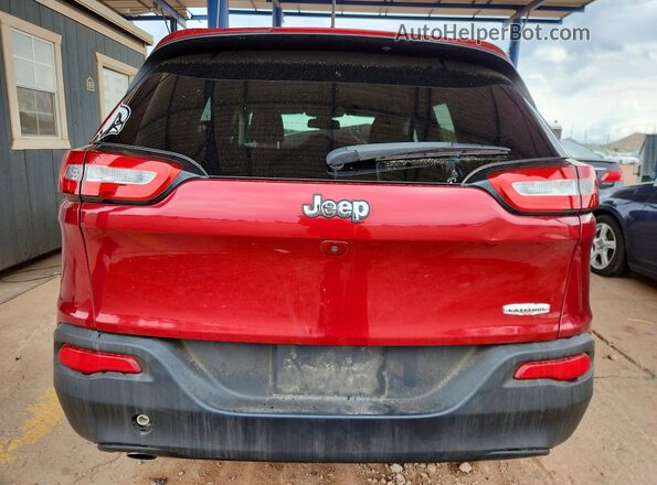 1C4PJLCB1HD219290 2017 JEEP CHEROKEE Red Հետևի տեսք