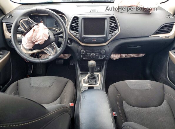 1C4PJLCB1HD219290 2017 JEEP CHEROKEE Red Առջևի վահանակի տեսք