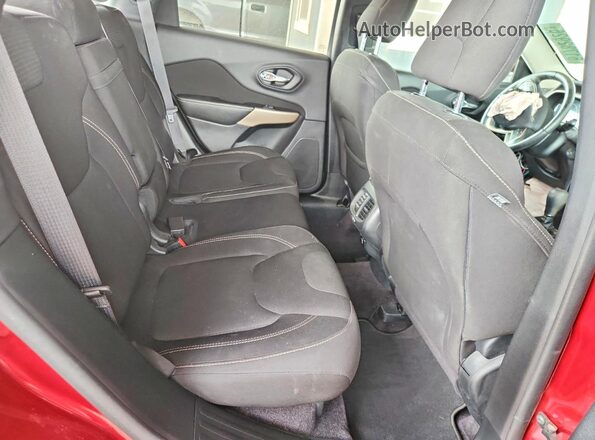 1C4PJLCB1HD219290 2017 JEEP CHEROKEE Red Սալոնի հետևի տեսք