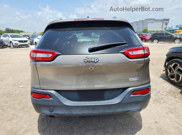 1C4PJLCB1HW549788 2017 JEEP CHEROKEE Бежевый Вид сзади