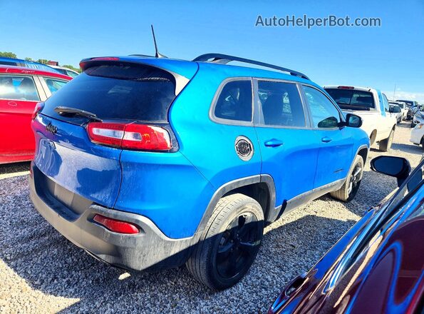1C4PJLCB1JD544687 2018 JEEP CHEROKEE Синий Задняя правая четверть