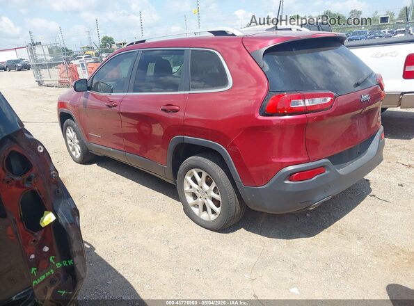 1C4PJLCB2HW535673 2017 JEEP CHEROKEE Red Rear left