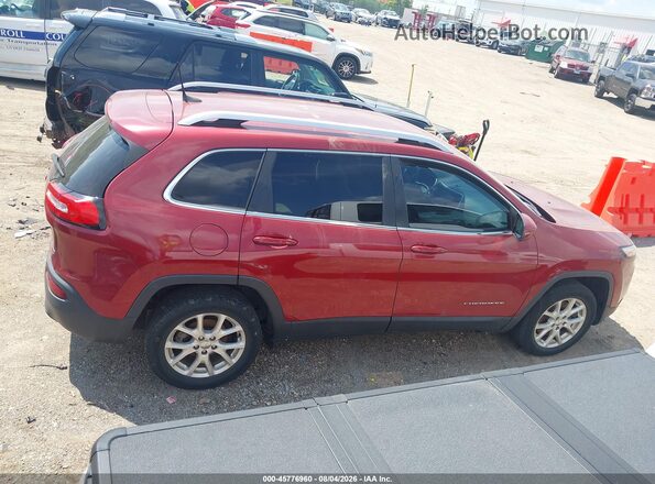 1C4PJLCB2HW535673 2017 JEEP CHEROKEE Red Rear interior view