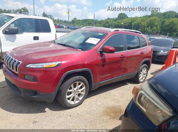 1C4PJLCB2HW535673 2017 JEEP CHEROKEE Red 360 interior view