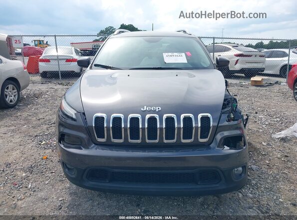 1C4PJLCB2HW668157 2017 JEEP CHEROKEE Gray უკანა სალონის ხედი