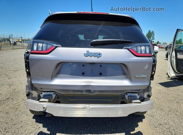 1C4PJLCB2KD308048 2019 JEEP CHEROKEE Silver Вид ззаду