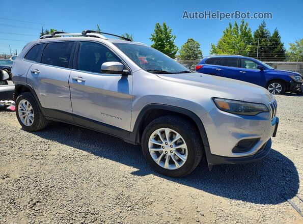 1C4PJLCB2KD308048 2019 JEEP CHEROKEE Silver Передня права чверть