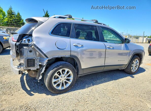 1C4PJLCB2KD308048 2019 JEEP CHEROKEE Silver Задня права чверть