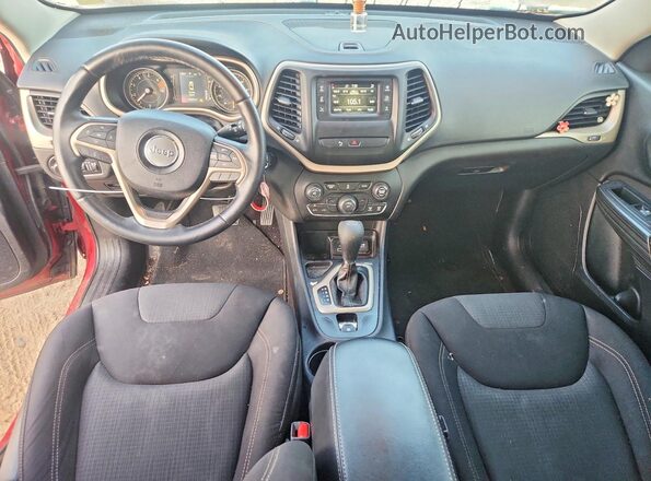 1C4PJLCB3GW376807 2016 JEEP CHEROKEE Red წინა პანელის ხედი
