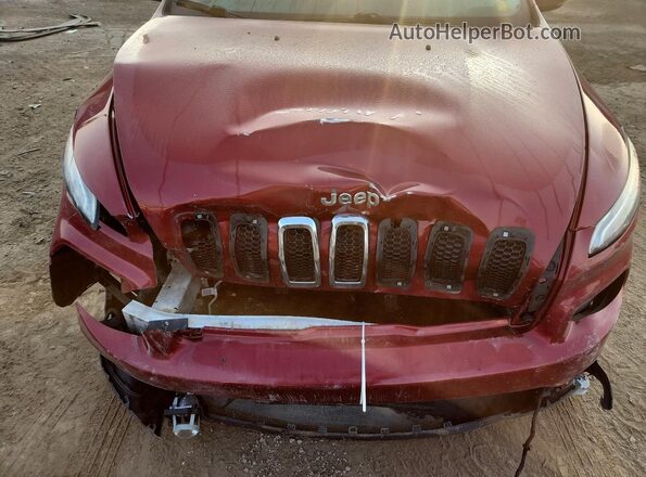 1C4PJLCB3GW376807 2016 JEEP CHEROKEE Red უკანა სალონის ხედი