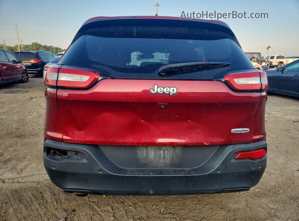 1C4PJLCB3GW376807 2016 JEEP CHEROKEE Red უკანა ხედი