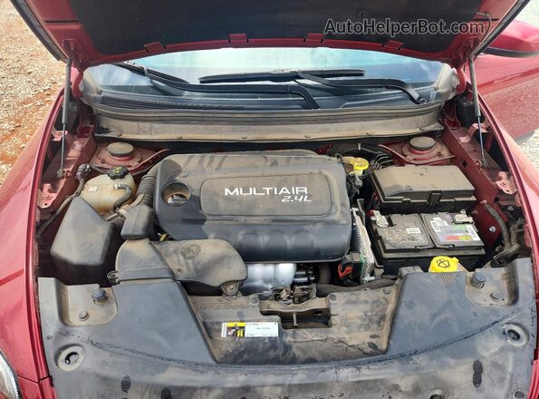 1C4PJLCB3HW619629 2017 JEEP CHEROKEE Maroon ძრავის განყოფილების ხედი