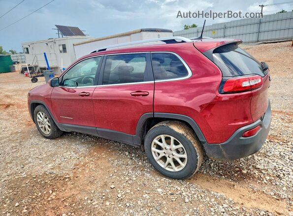 1C4PJLCB3HW619629 2017 JEEP CHEROKEE Maroon უკანა მარცხენა