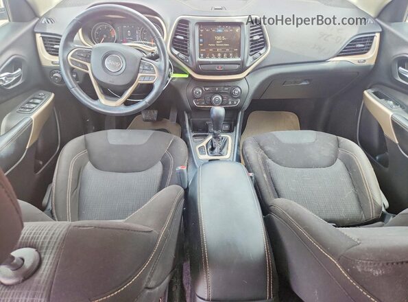 1C4PJLCB3HW619629 2017 JEEP CHEROKEE Maroon წინა პანელის ხედი