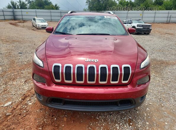 1C4PJLCB3HW619629 2017 JEEP CHEROKEE Maroon წინა ხედი