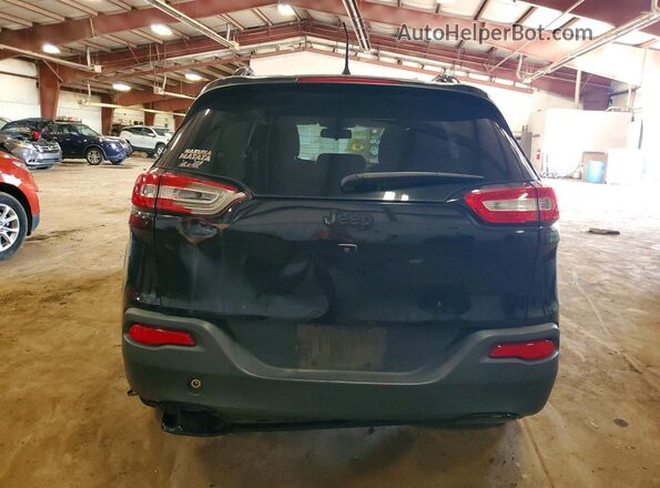 1C4PJLCB3JD538521 2018 JEEP CHEROKEE Black უკანა ხედი
