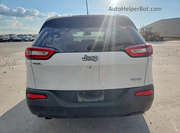 1C4PJLCB3JD559109 2018 JEEP CHEROKEE White Вид ззаду