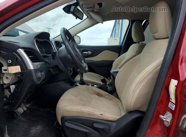 1C4PJLCB4GW171531 2016 JEEP CHEROKEE Maroon Սալոնի դիմացի տեսք