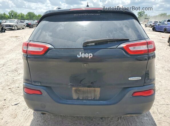 1C4PJLCB4GW257499 2016 JEEP CHEROKEE Black Rear view