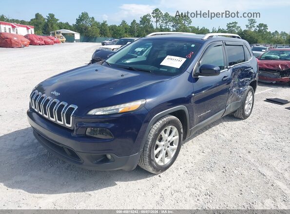1C4PJLCB4GW282547 2016 JEEP CHEROKEE Blue Առջևի ձախ երեք քառորդ տեսարան