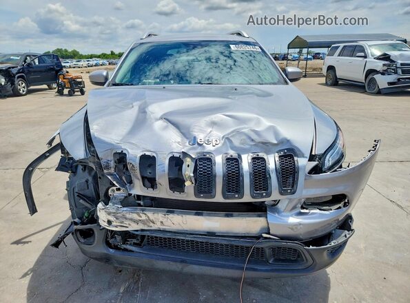 1C4PJLCB4HW593185 2017 JEEP CHEROKEE Silver წინა ხედი
