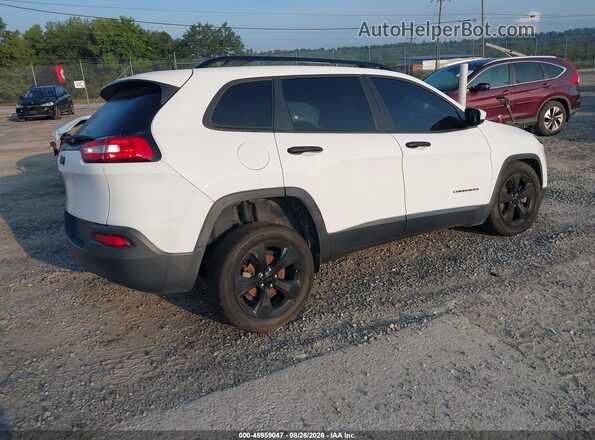 1C4PJLCB4JD544554 2018 JEEP CHEROKEE White Задня права чверть