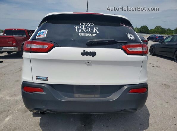 1C4PJLCB4JD596900 2018 JEEP CHEROKEE Белый Вид сзади