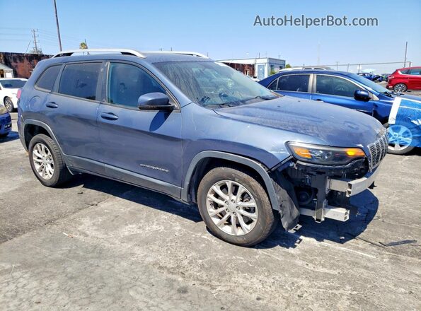 1C4PJLCB4LD542256 2020 JEEP CHEROKEE Blue Front right