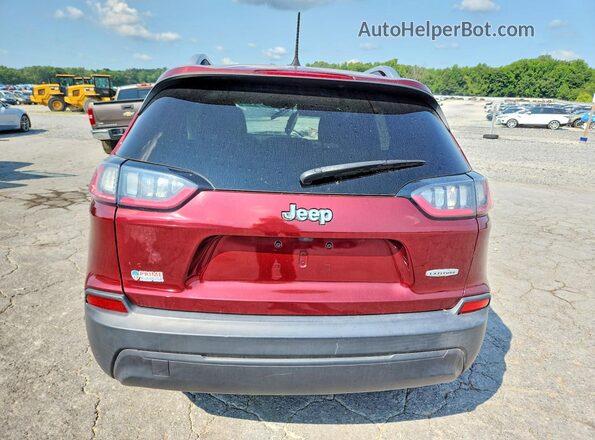 1C4PJLCB4LD595801 2020 JEEP CHEROKEE Burgundy Вид ззаду