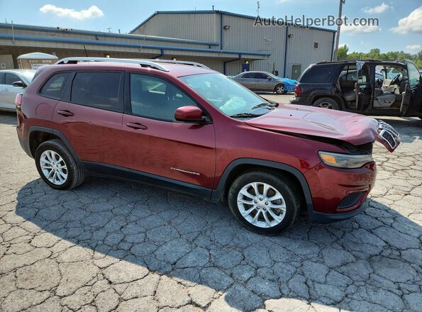 1C4PJLCB4LD595801 2020 JEEP CHEROKEE Burgundy Передня права чверть