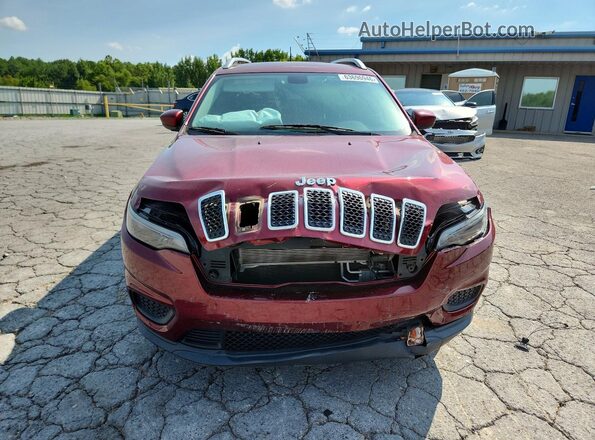 1C4PJLCB4LD595801 2020 JEEP CHEROKEE Burgundy Вид спереду