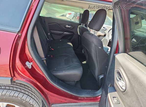 1C4PJLCB4LD595801 2020 JEEP CHEROKEE Burgundy Вид задньої частини салону