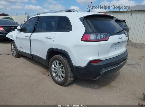 1C4PJLCB4MD113331 2021 JEEP CHEROKEE White Trasero izquierdo