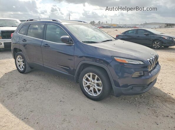 1C4PJLCB5GW302479 2016 JEEP CHEROKEE Синий Передняя правая четверть