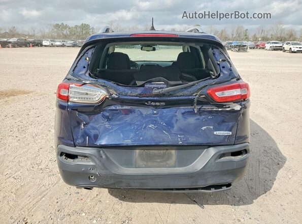 1C4PJLCB5GW302479 2016 JEEP CHEROKEE Синий Вид сзади