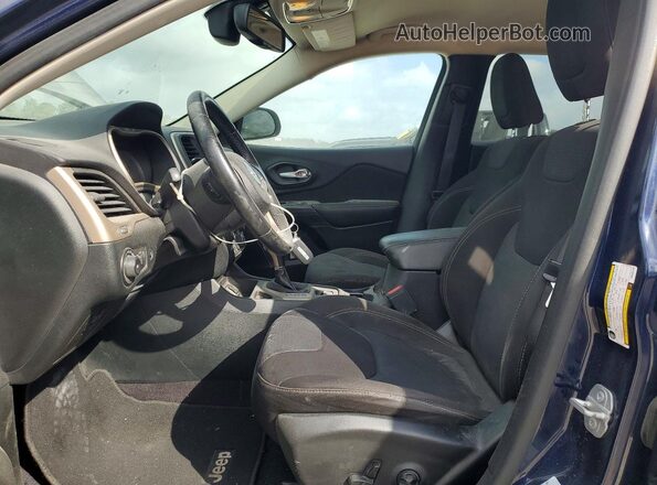 1C4PJLCB5GW302479 2016 JEEP CHEROKEE Синий Вид салона спереди