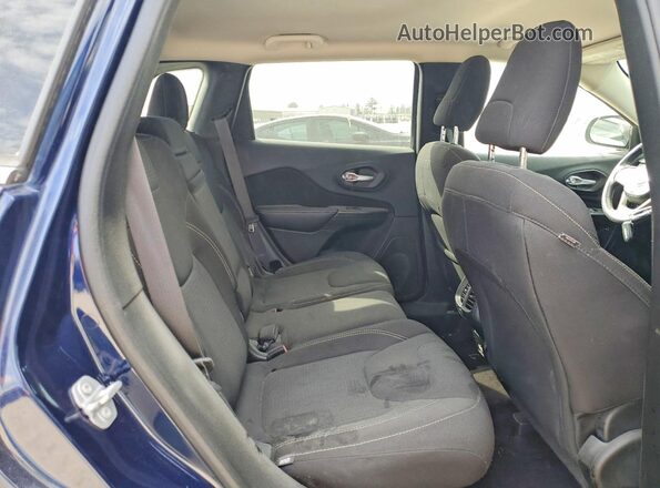 1C4PJLCB5GW302479 2016 JEEP CHEROKEE Синий Вид задней части салона