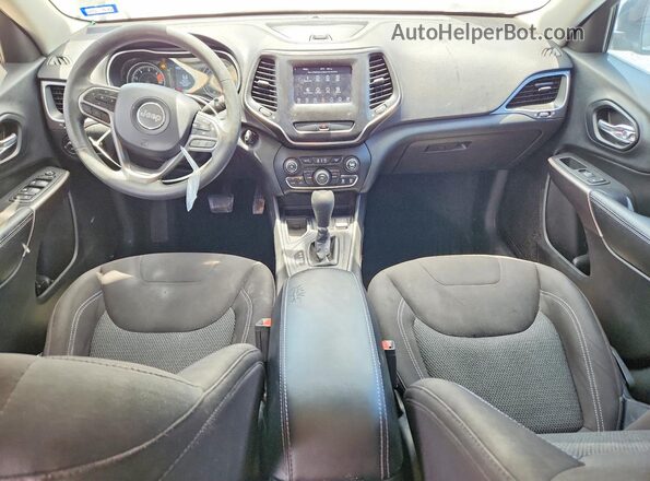 1C4PJLCB5KD307508 2019 JEEP CHEROKEE Black Вид панелі приладів