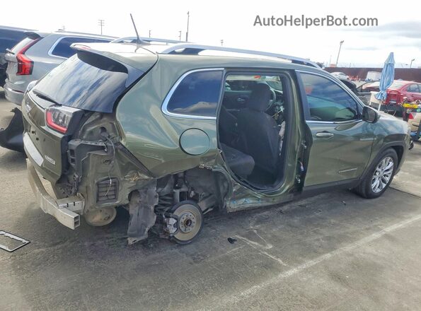 1C4PJLCB5KD370916 2019 JEEP CHEROKEE Green უკანა მარჯვენა