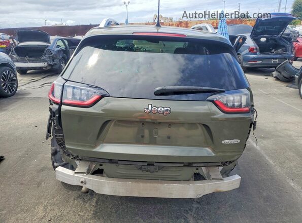 1C4PJLCB5KD370916 2019 JEEP CHEROKEE Green უკანა ხედი