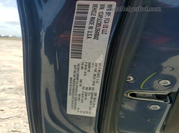 1C4PJLCB5LD649042 2020 JEEP CHEROKEE Blue VIN კოდის სტიკერის ხედი