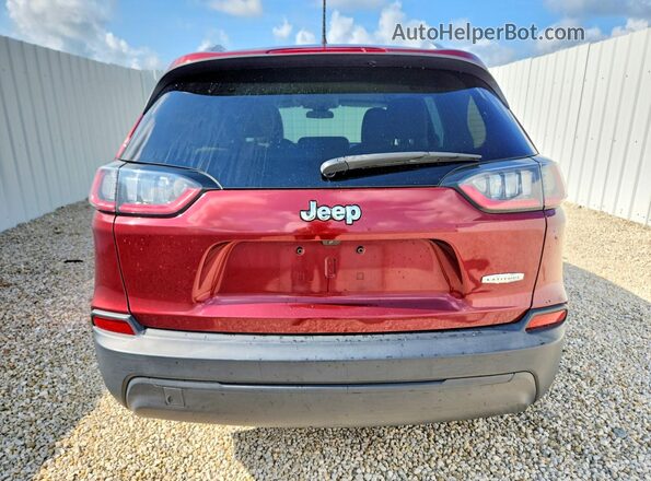 1C4PJLCB5LD653222 2020 JEEP CHEROKEE Red Widok z tyłu