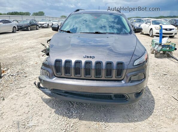 1C4PJLCB6JD554096 2018 JEEP CHEROKEE Gray წინა ხედი