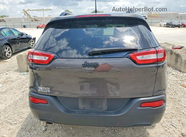 1C4PJLCB6JD554096 2018 JEEP CHEROKEE Gray უკანა ხედი