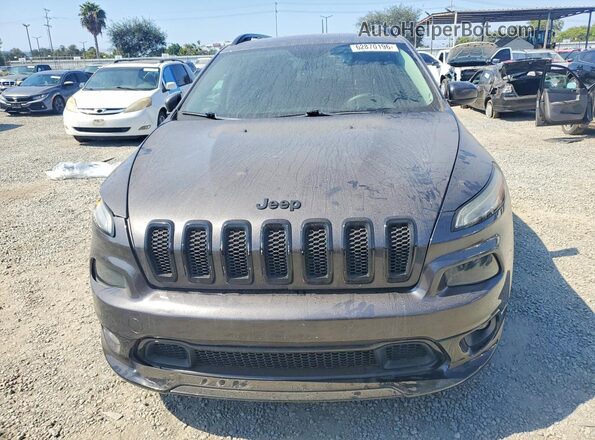 1C4PJLCB6JD612658 2018 JEEP CHEROKEE Gray Դիմացի տեսք