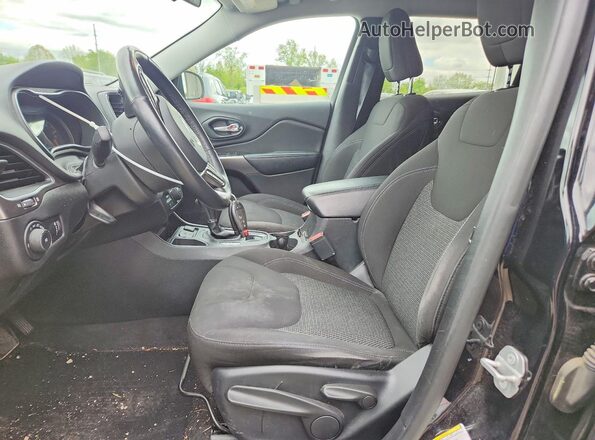 1C4PJLCB6KD454291 2019 JEEP CHEROKEE Black Vista interior delantera