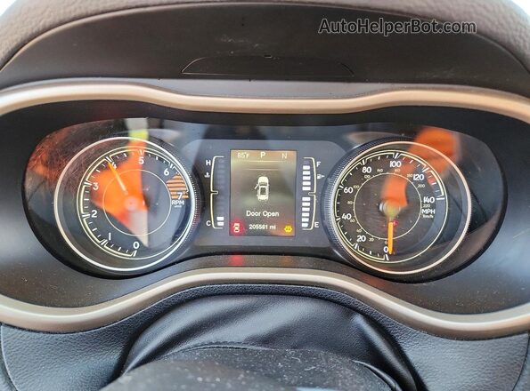 1C4PJLCB7GW273518 2016 JEEP CHEROKEE Black Vista del cuadro de instrumentos